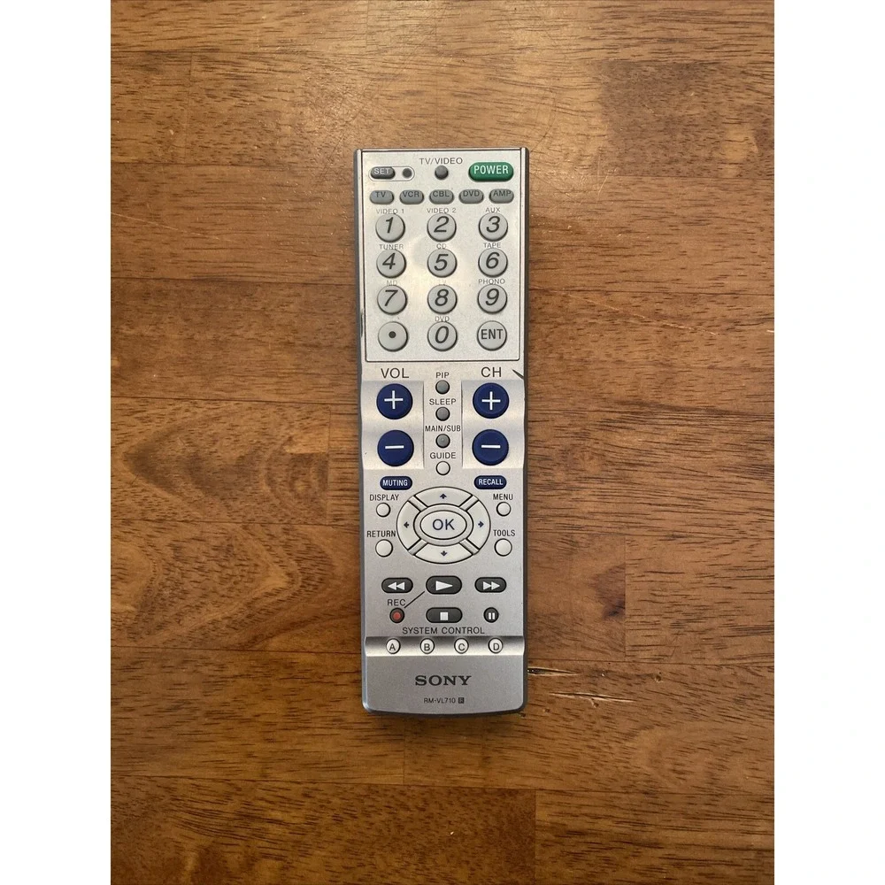 Sony RMVL710S 5-Device Universal Remote‎ Control replacement